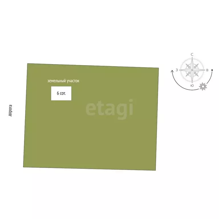 Участок в Тукаевский район, Калмашское сельское поселение, СНТ Калмаш ... - Фото 1