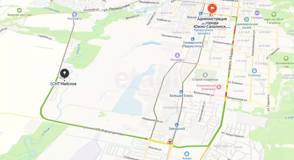 Дом в Южно-Сахалинск, СНТ Майское (76 м) - Фото 1