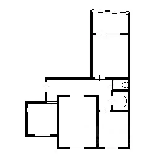 3-к кв. Омская область, Омск ул. Дмитриева, 2/4 (66.4 м) - Фото 1