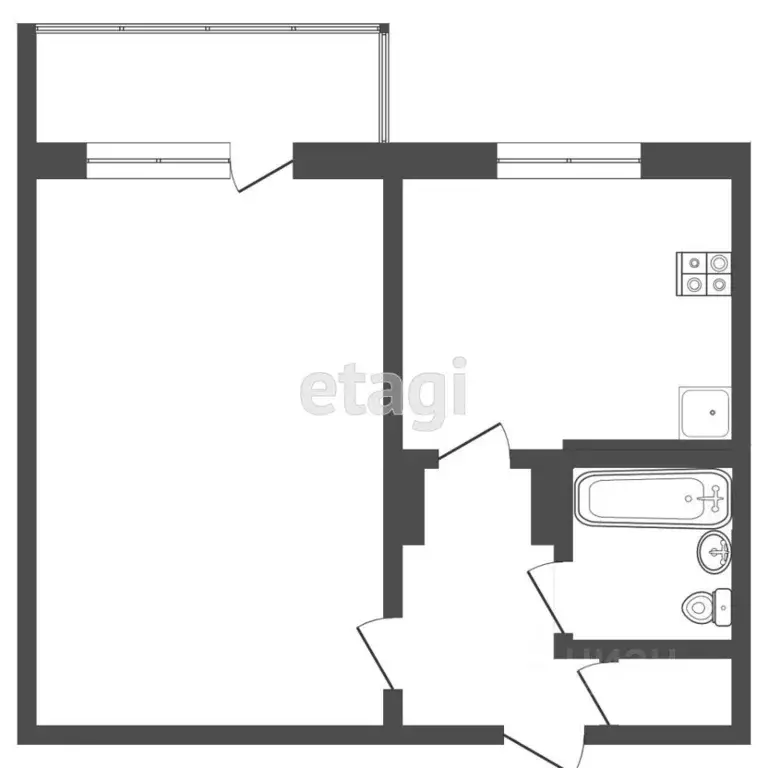 1-к кв. Мордовия, Саранск ул. Миронова, 3 (37.1 м) - Фото 2