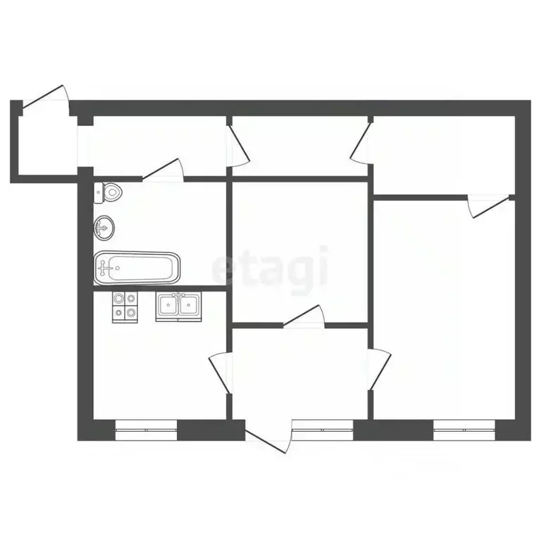 Офис в Камчатский край, Петропавловск-Камчатский ул. Тушканова, 3 (46 ... - Фото 1