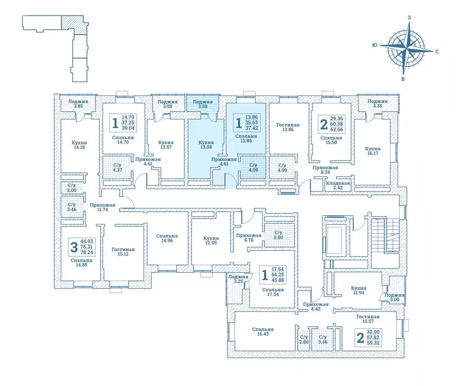 1-комнатная квартира: Монино, улица Генерала Ковачевича, 7к1 (37.7 м) - Фото 1