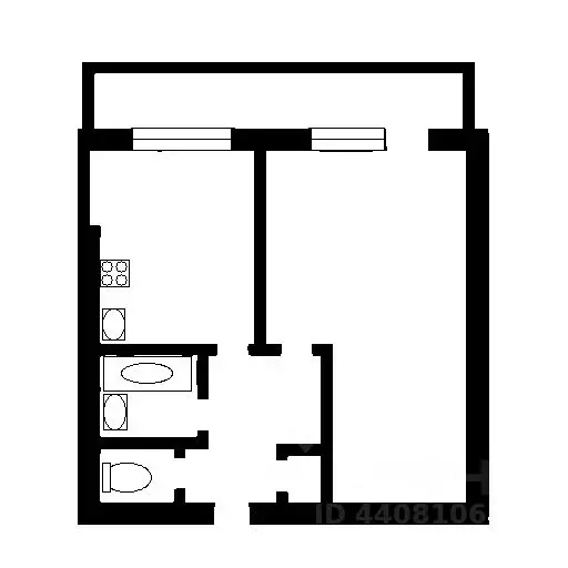 1-к кв. Санкт-Петербург Пискаревский просп., 10 (30.3 м) - Фото 1