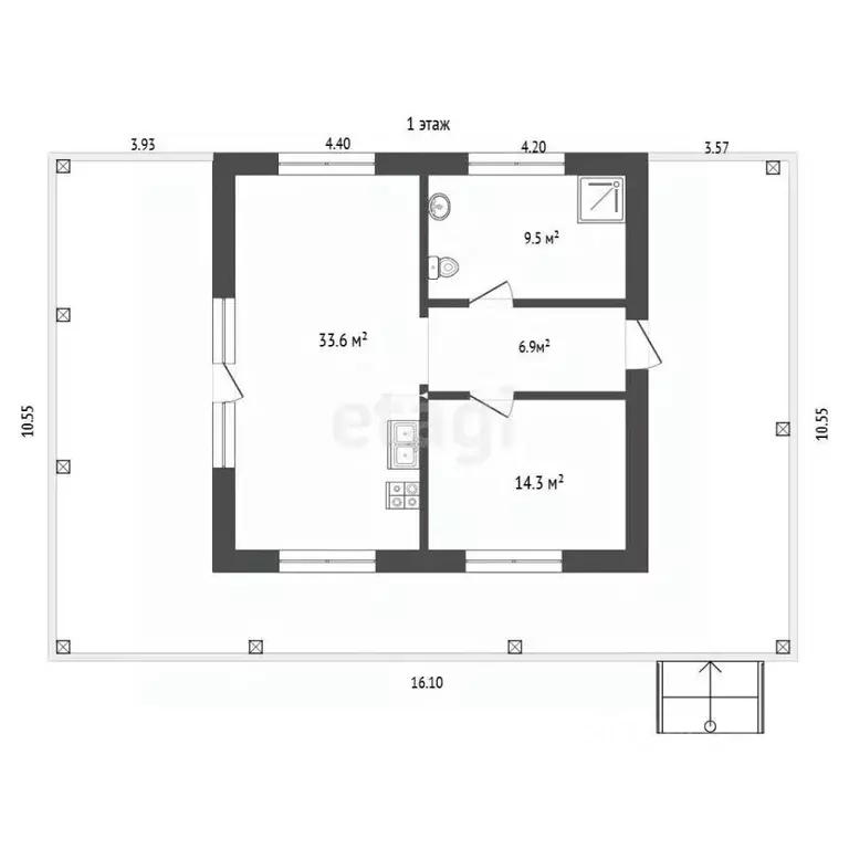 Дом в Крым, Ялта ул. Большевистская, 12 (249 м) - Фото 2