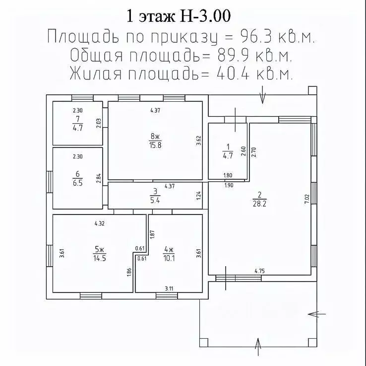 Дом в Калининградская область, Гурьевский муниципальный округ, пос. ... - Фото 2