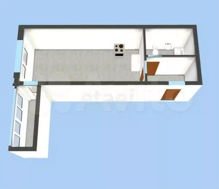 Квартира-студия, 29 м, 11/25 эт. - Фото 0