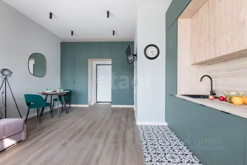 Студия Санкт-Петербург Октябрьская наб., 108к1Б (23.6 м) - Фото 1