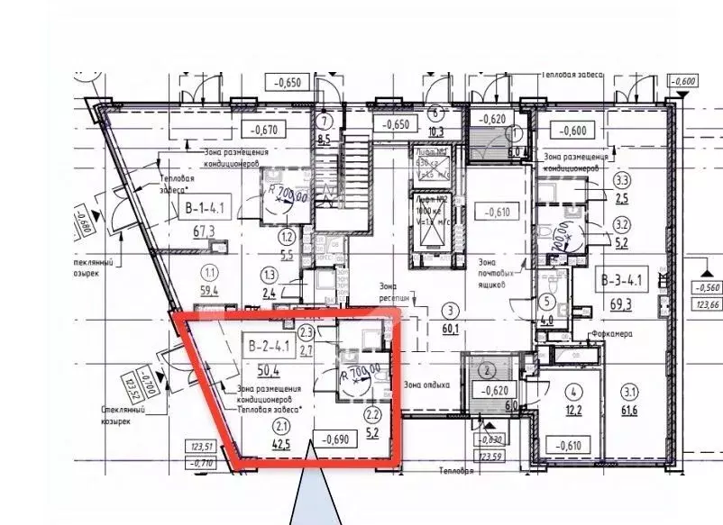 Помещение свободного назначения в Москва 4-я оч., Шагал жилой ... - Фото 2