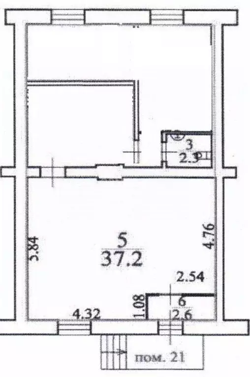 Помещение свободного назначения в Москва ул. Дмитрия Ульянова, 31 (78 ... - Фото 2