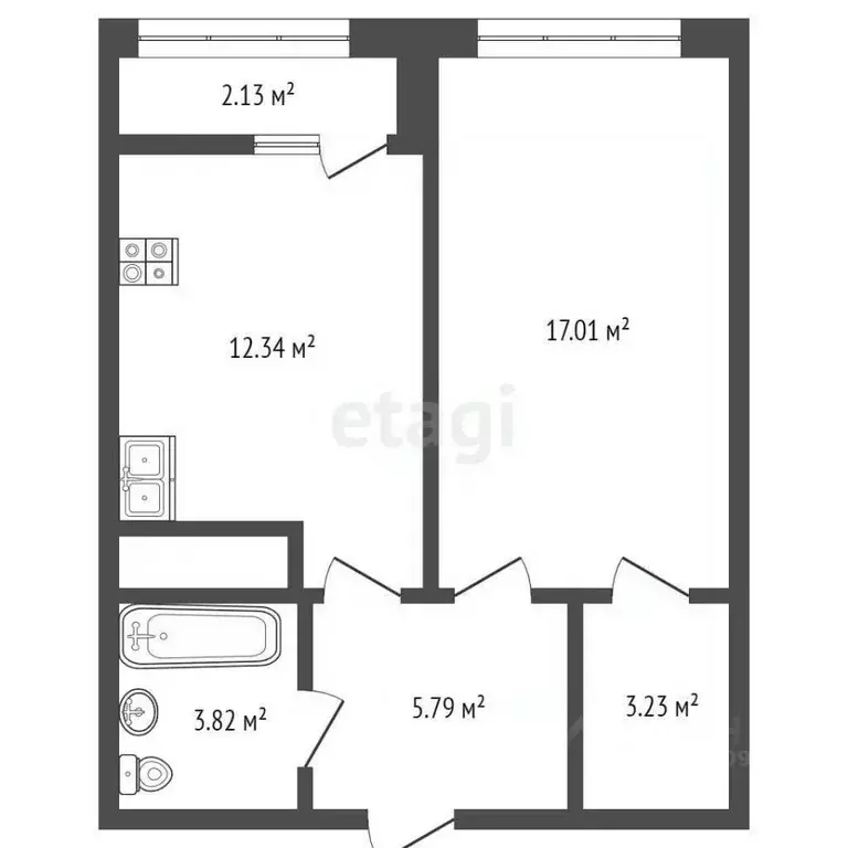 1-к кв. Мордовия, Саранск ул. Анны Лусс, 7А (42.11 м) - Фото 0