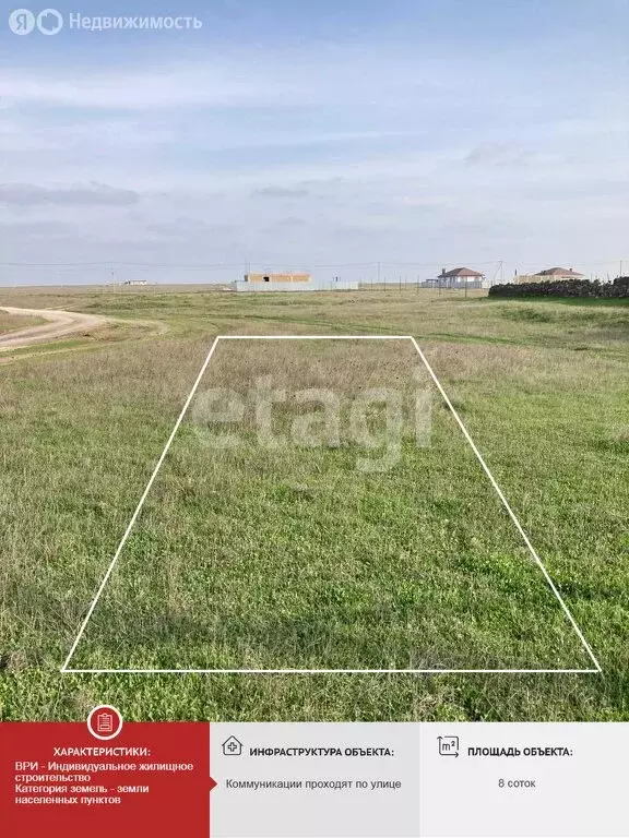 Участок в Суворовское, Спутниковая улица (8 м) - Фото 1