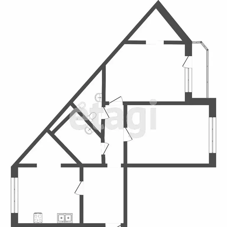 2-комнатная квартира: Тюмень, Широтная улица, 172к3 (82.8 м) - Фото 0