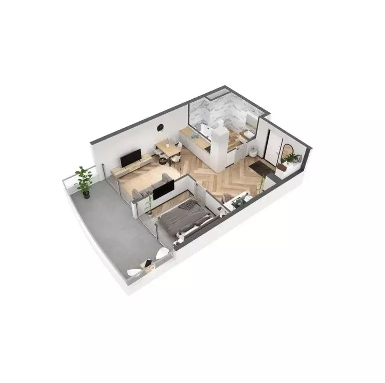 1-к кв. Крым, Ялта ул. Дражинского, 53 (56.8 м) - Фото 1