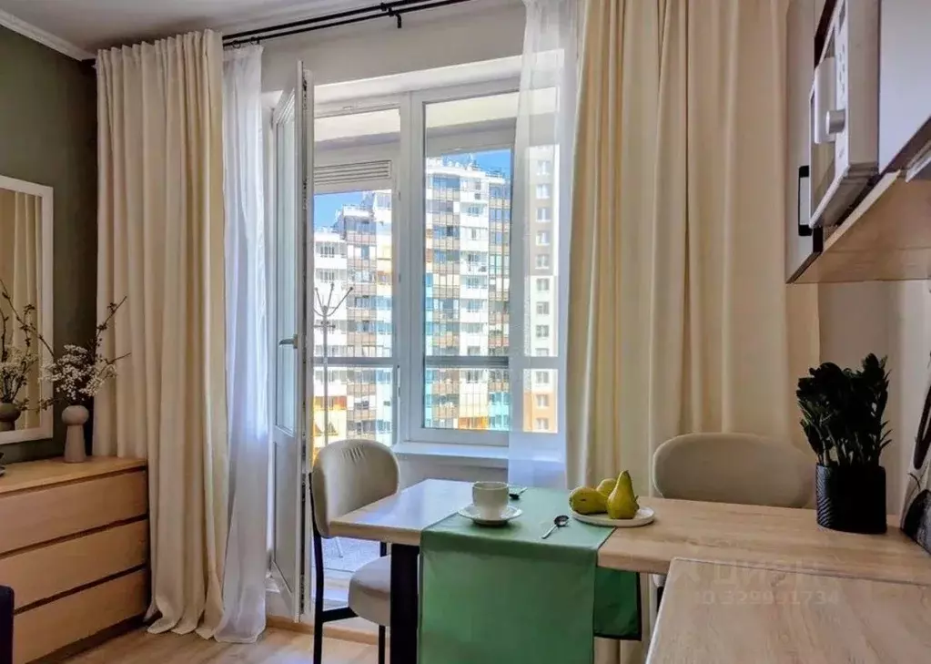 Студия Санкт-Петербург ул. Плесецкая, 14 (26.0 м) - Фото 1
