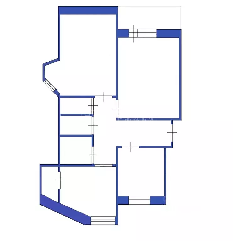 3-к кв. Кемеровская область, Кемерово ул. Веры Волошиной, 4 (66.7 м) - Фото 2