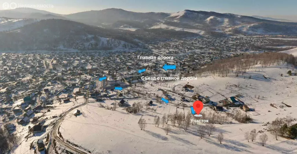 Участок в село Кызыл-Озек, Майминская улица (10 м) - Фото 1