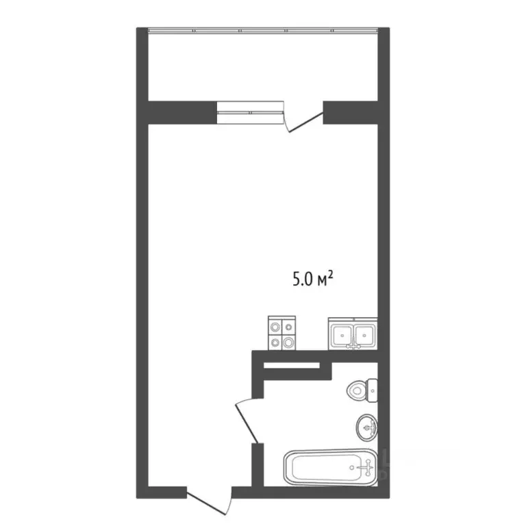 Студия Тюменская область, Тюмень Интернациональная ул., 199к4 (15.9 м) - Фото 2