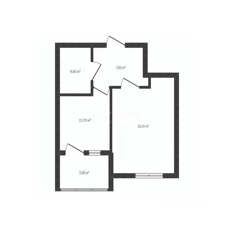 3-к кв. Брянская область, Дятьково Станционная ул., 34 (59.9 м) - Фото 0