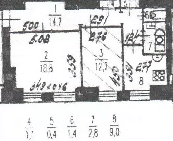 2-к кв. Санкт-Петербург Заозерная ул., 3 (60.9 м) - Фото 2