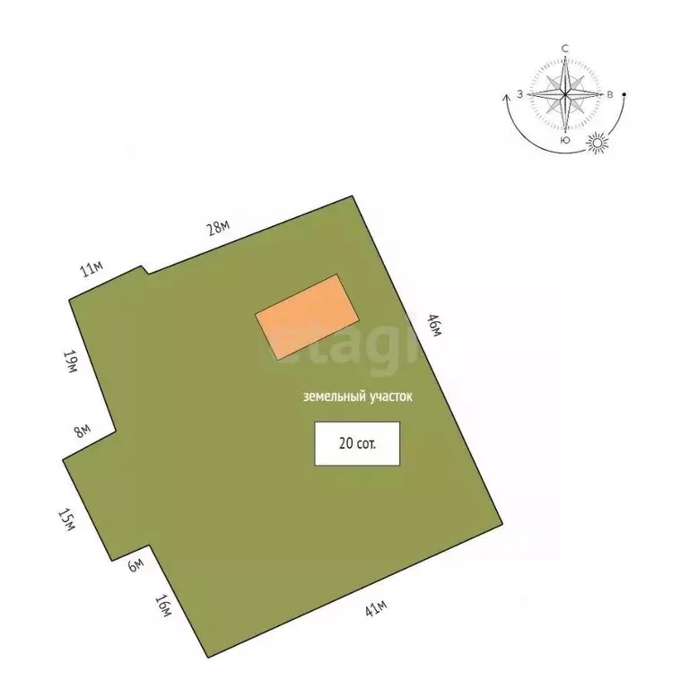 Дом в Крым, Черноморский район, Межводненское с/пос, с. Зайцево ул. ... - Фото 2