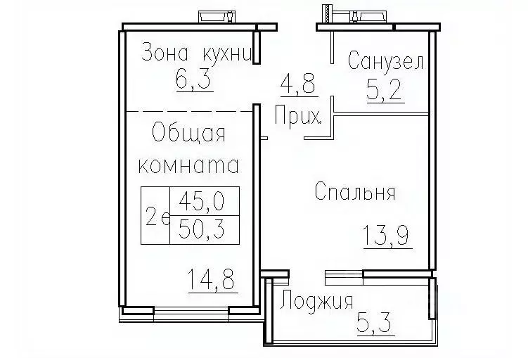 2-к кв. Новосибирская область, Новосибирский район, Мичуринский ... - Фото 0