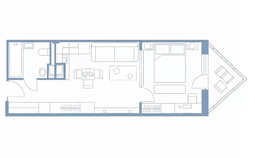 Студия Московская область, Солнечногорск городской округ, Голубое пгт ... - Фото 2