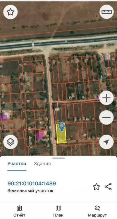 Участок в Крым, Саки Химик-1 СНТ,  (6.8 сот.) - Фото 1