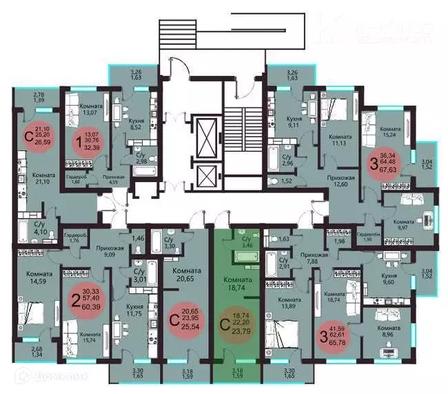 Продаётся квартира-студия, 23.79 м - Фото 1