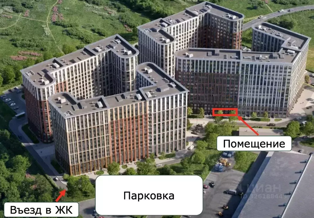Помещение свободного назначения в Москва № 3 кв-л, 6к1 (76 м) - Фото 2