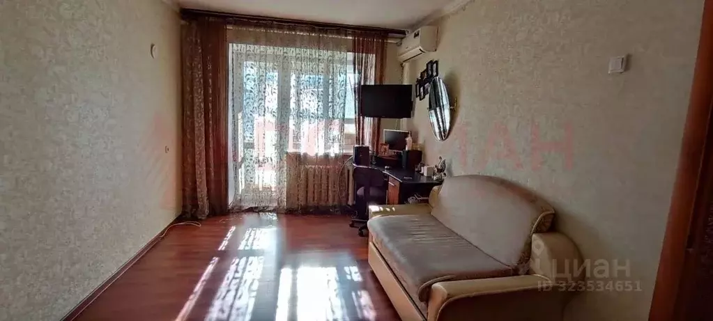 1-к кв. Ростовская область, Ростов-на-Дону Киргизская ул., 38а (32.3 ... - Фото 1