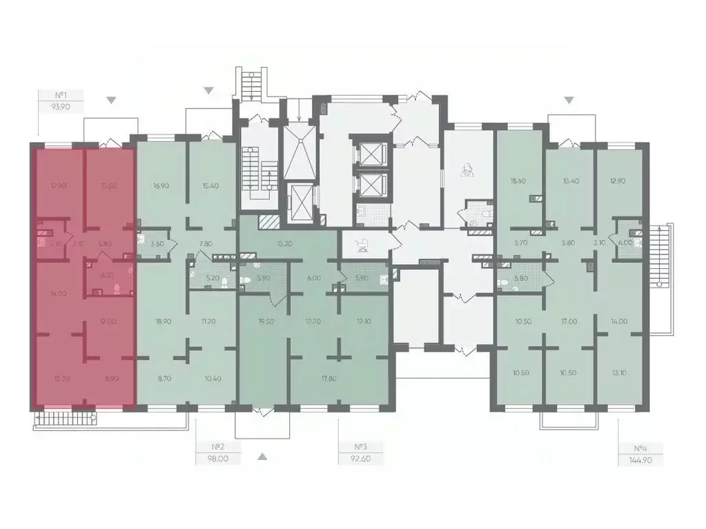 Помещение свободного назначения в Санкт-Петербург ул. Чарушинская, 10 ... - Фото 2