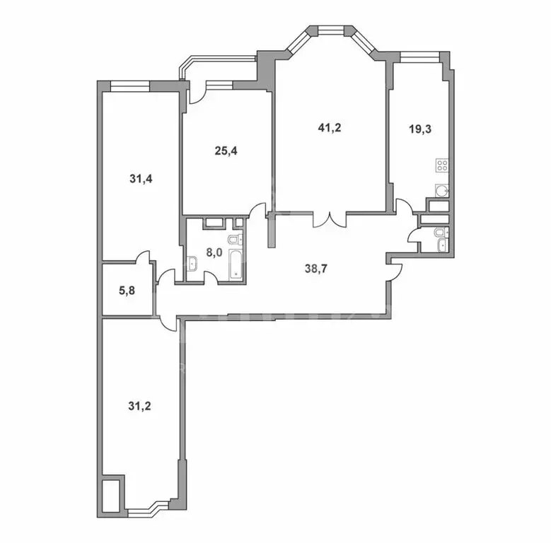 4-комнатная квартира: Москва, Староволынская улица, 12к5 (202 м) - Фото 1
