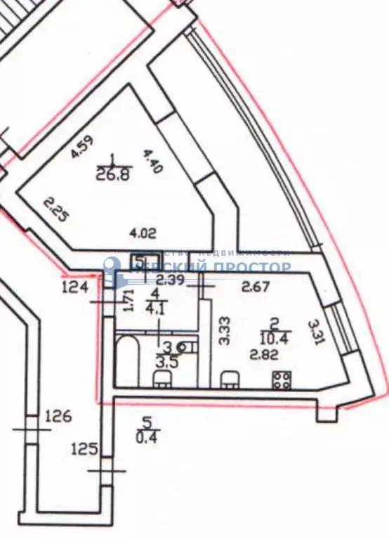 1-к кв. Санкт-Петербург ул. Беринга, 25к1 (45.2 м) - Фото 1