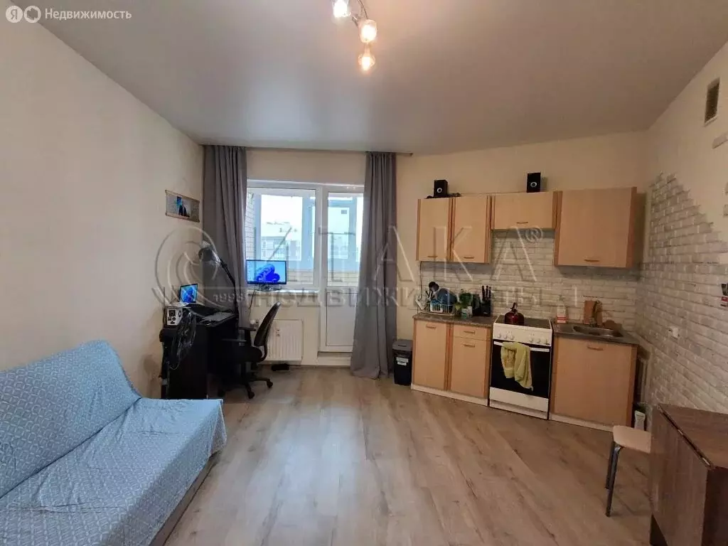 Квартира-студия: деревня Новое Девяткино, Флотская улица, 9 (26.7 м) - Фото 1