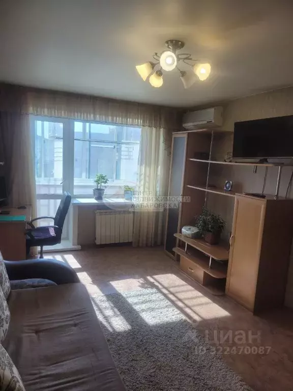 1-к кв. Хабаровский край, Хабаровск Слободская ул., 16 (33.3 м) - Фото 0