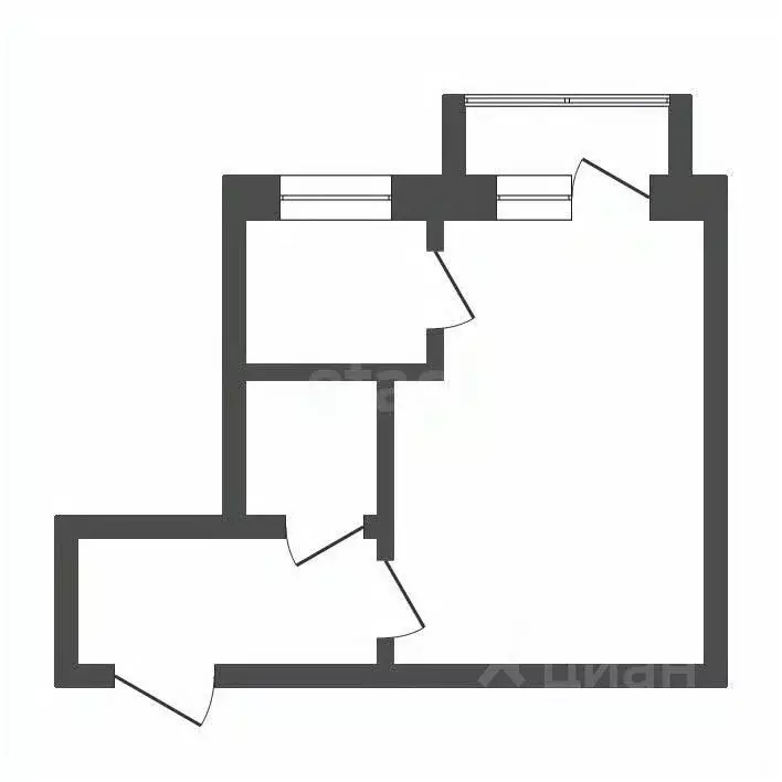 1-к кв. Амурская область, Благовещенск ул. Ленина, 39 (30.8 м) - Фото 1