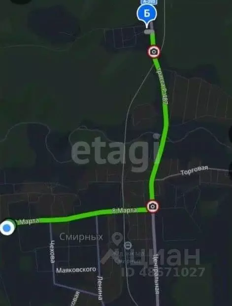 Участок в Сахалинская область, Смирных пгт ул. Заречная (50.0 сот.) - Фото 2