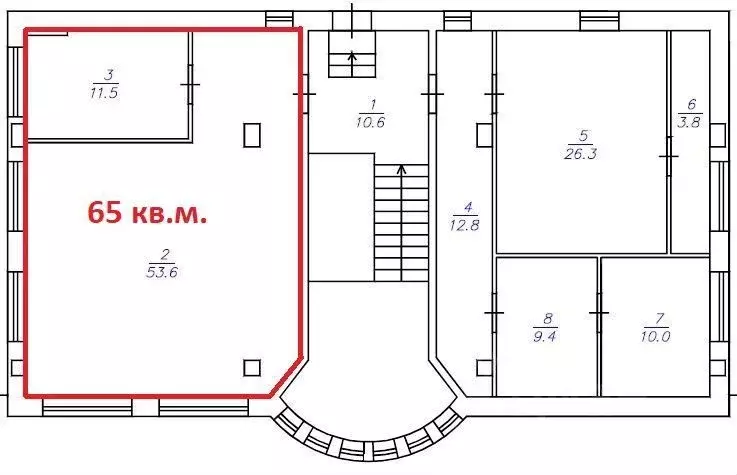 Офис в Новосибирская область, Новосибирск Горский мкр, 66 (65 м) - Фото 0