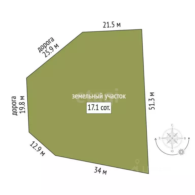 Участок в Крым, Черноморский район, с. Окуневка  (17.12 сот.) - Фото 2