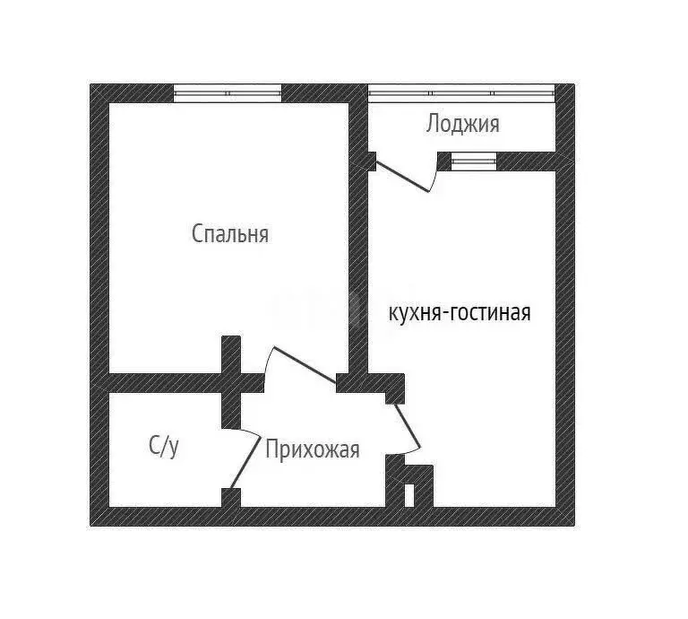 1-комнатная квартира: Краснодар, Тепличная улица, 62/1к3 (32.4 м) - Фото 0