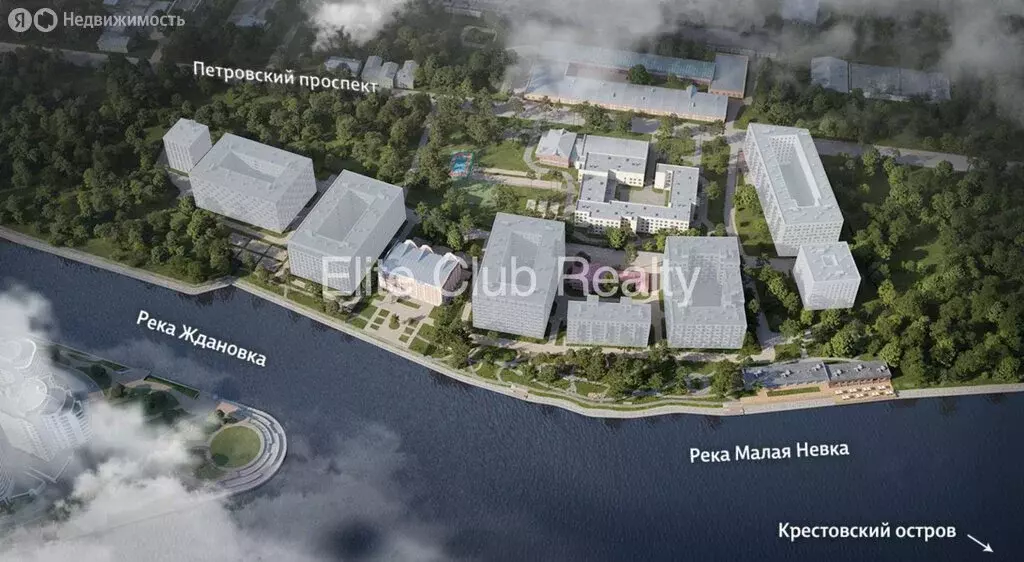 4-комнатная квартира: Санкт-Петербург, Петровский проспект, 11к3 ... - Фото 1