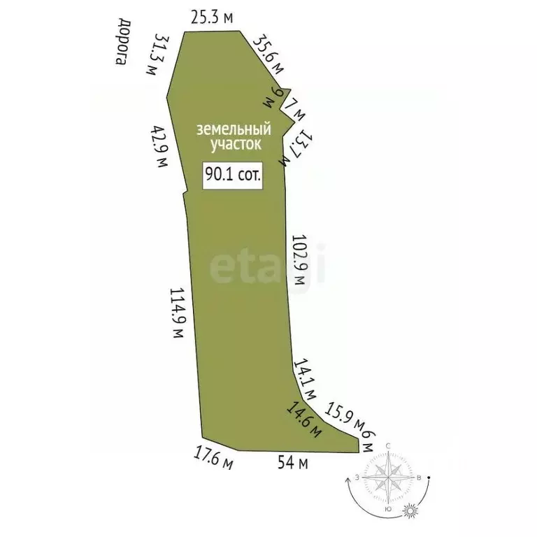 Участок в Крым, Ялта городской округ, Ливадия пгт  (90.0 сот.) - Фото 1