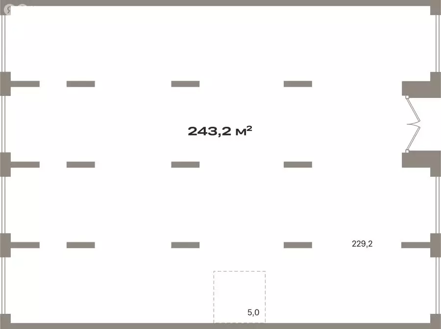 Помещение свободного назначения (234.19 м) - Фото 1