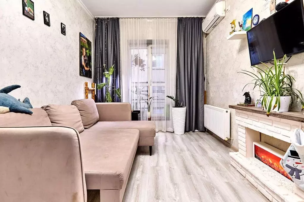 1-к кв. Краснодарский край, Краснодар ул. Имени Ф.И. Шаляпина (32.9 м) - Фото 1