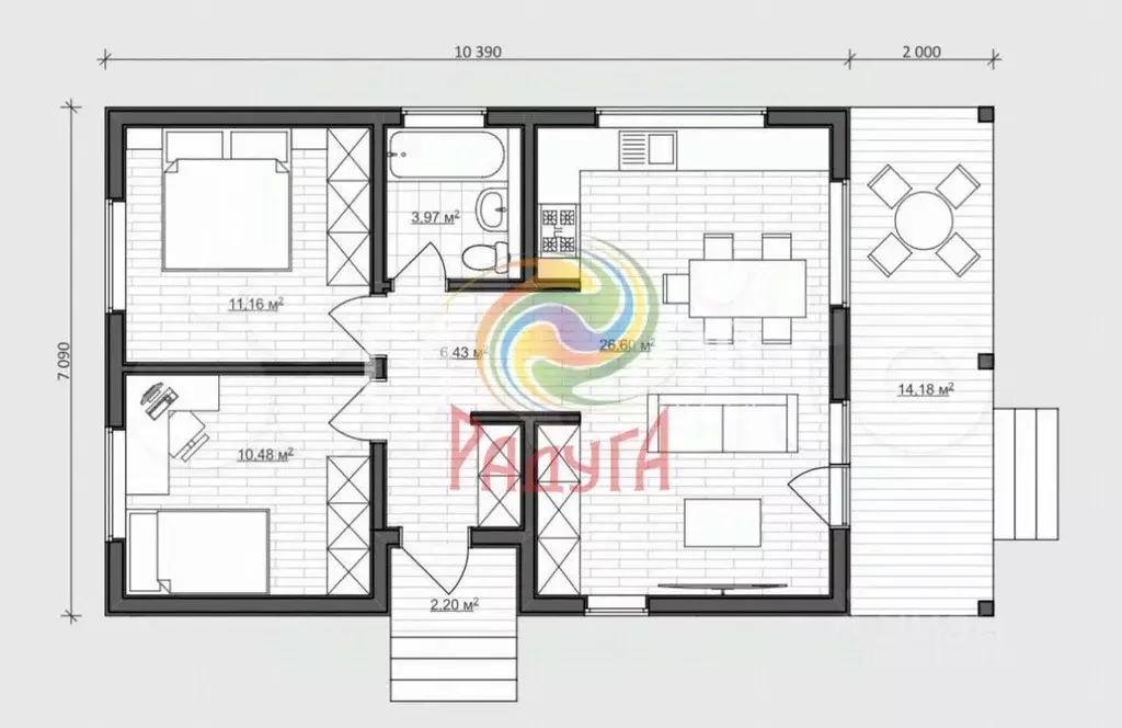 Дом в Ивановская область, Иваново ул. 1-я Балинская (75 м) - Фото 2