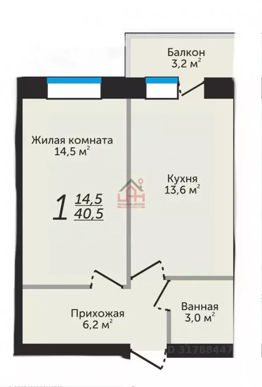 1-к кв. Ставропольский край, Ессентуки Никольская ул., 27/8Б (40.5 м) - Фото 1