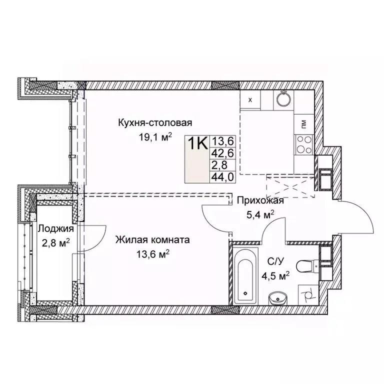 Свободной планировки кв. Нижегородская область, Нижний Новгород ... - Фото 0