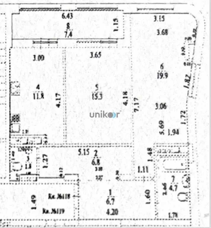 2-комнатная квартира: Уфа, Коммунистическая улица, 107 (74.4 м) - Фото 0