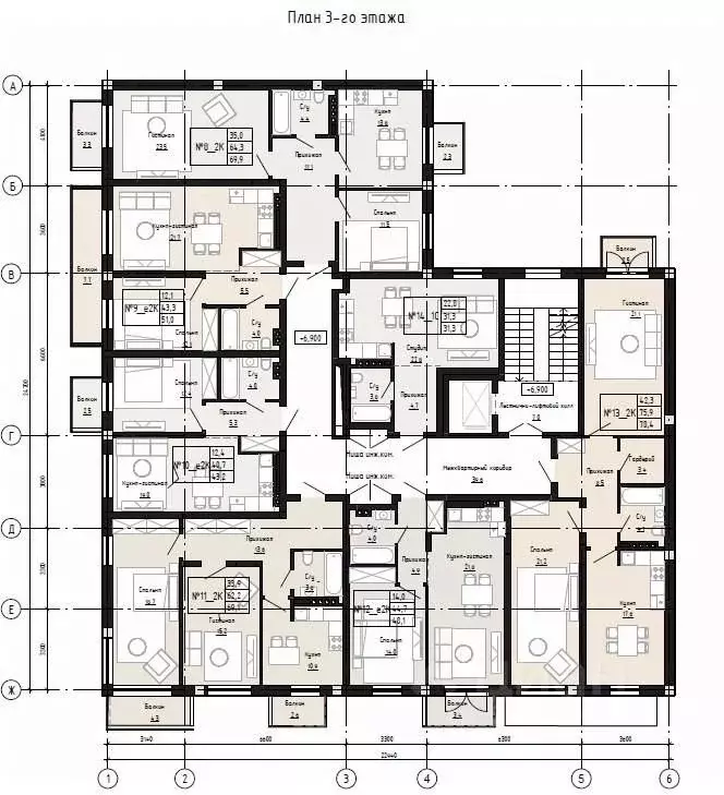 1-к кв. Дагестан, Дербент  (31.3 м) - Фото 2