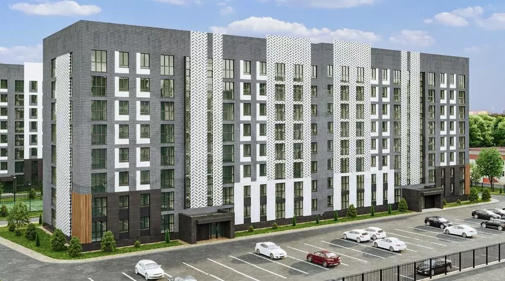 1-к. квартира, 44,6 м, 1/8 эт. - Фото 1